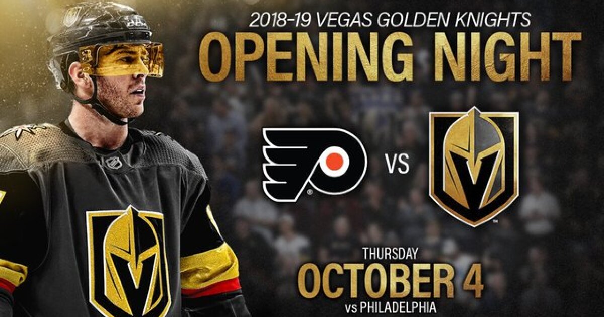 Golden Knights to play first home game on Oct. 4